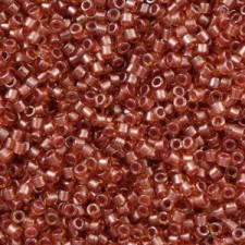 Miyuki delica Beads 11/0 - Sparkling salmon lined topaz DB-913